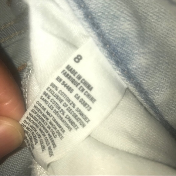 American Eagle Jean Shorts with Lace - Picture 4 of 5